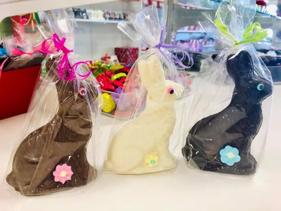 Individual Chocolate Bunnies for Mechanicville Fundraiser